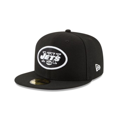 New York Jets Gorra | New Era NFL 59fifty Fitted Cap Mexico - Negros